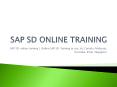 SAP SD  online training | Online SAP SD  Training in usa, uk, Canada, Malaysia, Australia, India, Singapore PowerPoint PPT Presentation