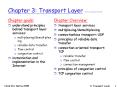 Chapter 3: Transport Layer last revised 16/03/05 PowerPoint PPT Presentation