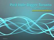 post hole digger services in toronto