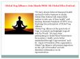 Global Yog Alliance Join Hands With 7th Global Film Festival