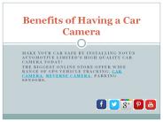 Benefits of Having a Car Camera