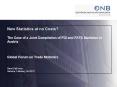 New Statistics at no Costs?  The Case of a Joint Compilation of FDI and FATS Statistics in Austria  Global Forum on Trade Statistics  Ren PowerPoint PPT Presentation