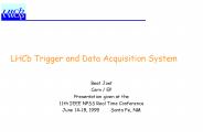 LHCb Trigger and Data Acquisition System