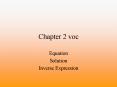 Chapter 2 voc PowerPoint PPT Presentation