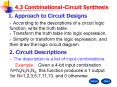 4.3 Combinational-Circuit Synthesis PowerPoint PPT Presentation