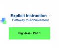 Explicit Instruction - Pathway to Achievement PowerPoint PPT Presentation