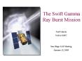 The Swift Gamma Ray Burst Mission PowerPoint PPT Presentation