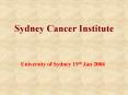 Sydney Cancer Institute PowerPoint PPT Presentation