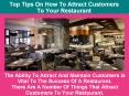 Top Tips On How To Attract Customers To Your Restaurant PowerPoint PPT Presentation