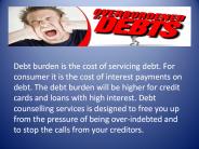 Overburdened by debt  | Debt counselling