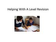 Helping With A Level Revision