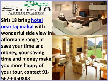 Luxury Hotels for Wedding in Agra Near Taj