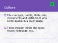 Culture PowerPoint PPT Presentation