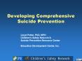 Developing Comprehensive Suicide Prevention PowerPoint PPT Presentation