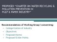 Recommendations of Working Group I concerning: PowerPoint PPT Presentation