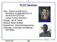 FLCC Seminar