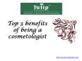 3 Top benefits of being a cosmetologist PowerPoint PPT Presentation