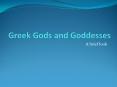 Greek Gods and Goddesses PowerPoint PPT Presentation