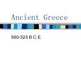 Ancient Greece PowerPoint PPT Presentation