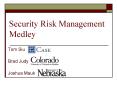 Security Risk Management Medley PowerPoint PPT Presentation