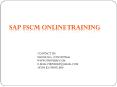 sap fscm online training PowerPoint PPT Presentation