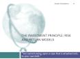The Investment Principle: Risk and Return Models PowerPoint PPT Presentation