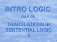 INTRO LOGIC PowerPoint PPT Presentation