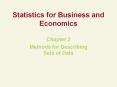 Statistics for Business and Economics PowerPoint PPT Presentation