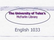 The University of Tulsa