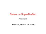 Status on SuperB effort