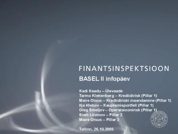 Basel II: Operatsioonirisk