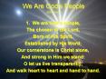 We Are God's People PowerPoint PPT Presentation