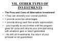 VII. OTHER TYPES OF INVESTMENTS PowerPoint PPT Presentation