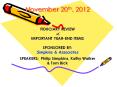 November 20th, 2012 PowerPoint PPT Presentation