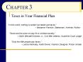 Taxes in Your Financial Plan PowerPoint PPT Presentation