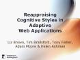 Reappraising Cognitive Styles in Adaptive Web Applications PowerPoint PPT Presentation