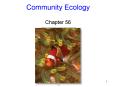 Community Ecology Chapter 56 PowerPoint PPT Presentation