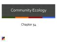 Community Ecology PowerPoint PPT Presentation