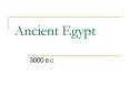 Ancient Egypt PowerPoint PPT Presentation