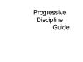 Progressive Discipline        Guide PowerPoint PPT Presentation