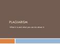 Plagiarism PowerPoint PPT Presentation