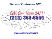 General Contractor NYC - Contractorinny.com