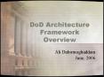 DoD Architecture Framework Overview PowerPoint PPT Presentation