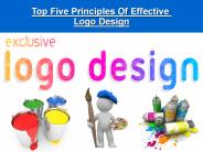 Top Five Principles Of Effective Logo Design