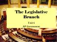The Legislative Branch PowerPoint PPT Presentation