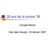 28 ans de la promo 78