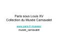 Paris sous Louis XV Collection du Mus PowerPoint PPT Presentation