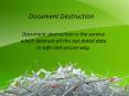 Document Destruction PowerPoint PPT Presentation