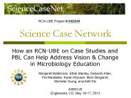 Science Case Network
