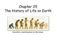 Chapter 25 The History of Life on Earth PowerPoint PPT Presentation